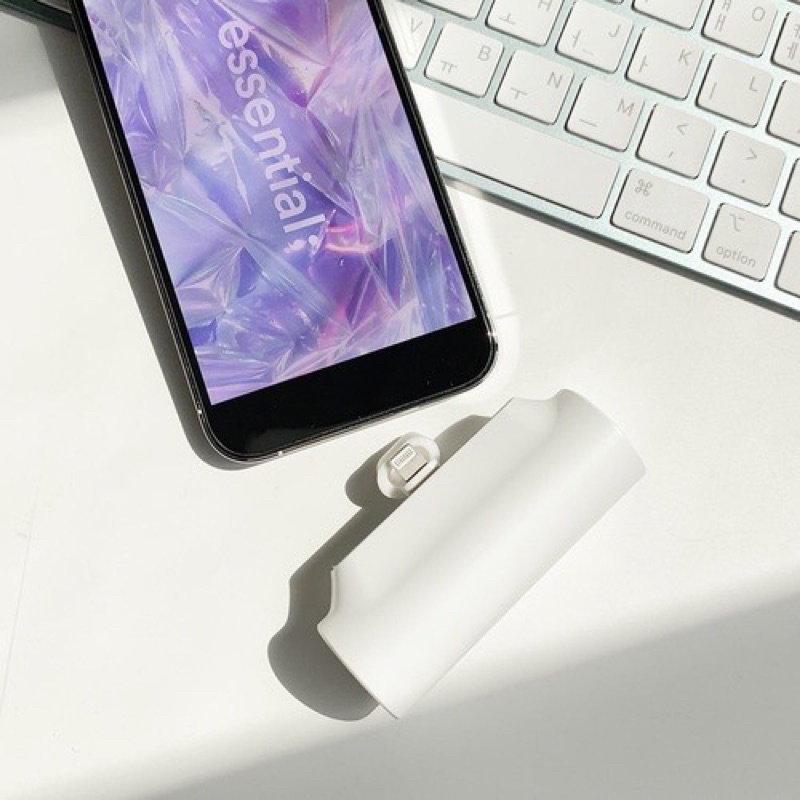 (Có sẵn) Sạc dự phòng mini cầm tay 5000mAh chính hãng nội địa Hàn Quốc