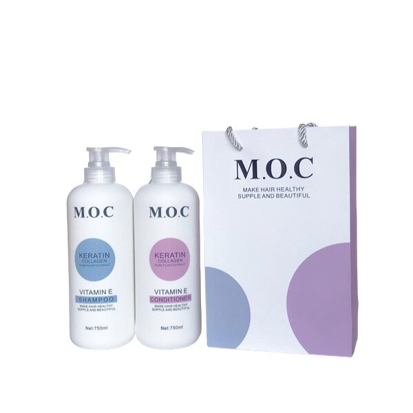 Dầu gội đầu MOC Keratin Collagen Phục Hồi Tóc Hư Tổn, giúp mọc tóc nhanh_ NgocNamCosmetics