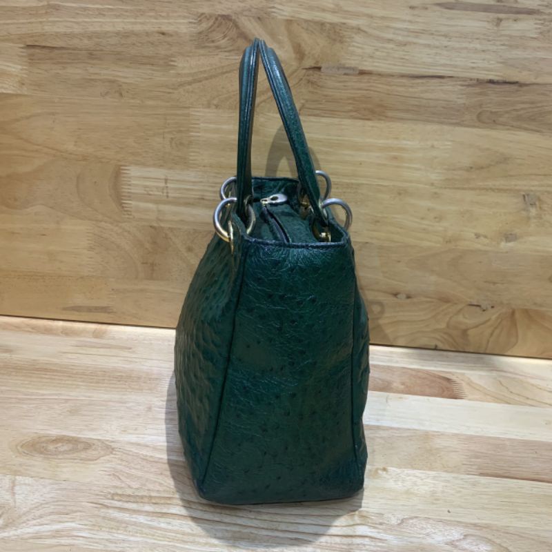 Túi xách da điểu da thật secondhand  12231122