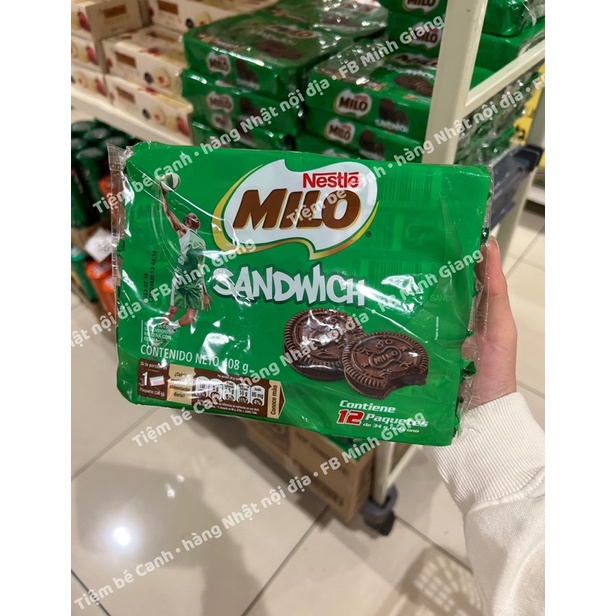 Bánh Milo Sandwich nội địa Nhật Bản 408gr