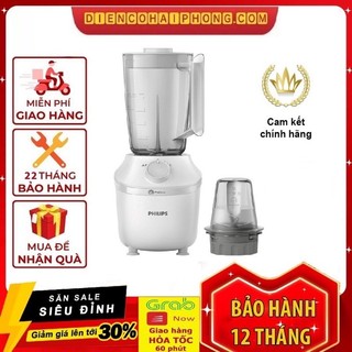 ( Quà tặng phích cắm có hoặc ko tặng tuỳ đợt ) Máy xay sinh tố Philips HR3573/90