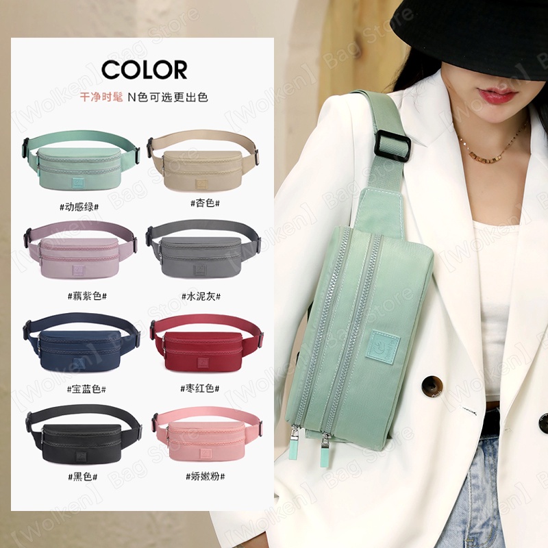 Túi đeo hông thời trang Túi ngực chống thấm nước đa màu Chuyến đi Xe máy Xe đạp