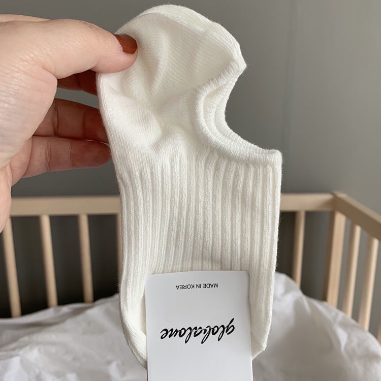 Tất Vớ Cổ Ngắn Nam Nữ Kiểu Dáng Trơn Co Giãn Bốn Chiêu Unisex Style Hàn Quốc Jelishop