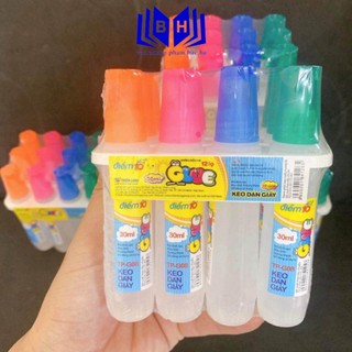 Combo 12 lọ Keo dán giấy TP-G08 (khay 12 lọ)