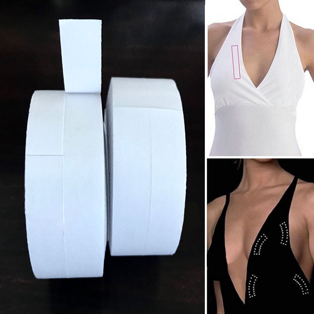Cuộn băng keo dán áo ngực trong suốt hai mặt dài 1.6cm x 5m tiện dụng
