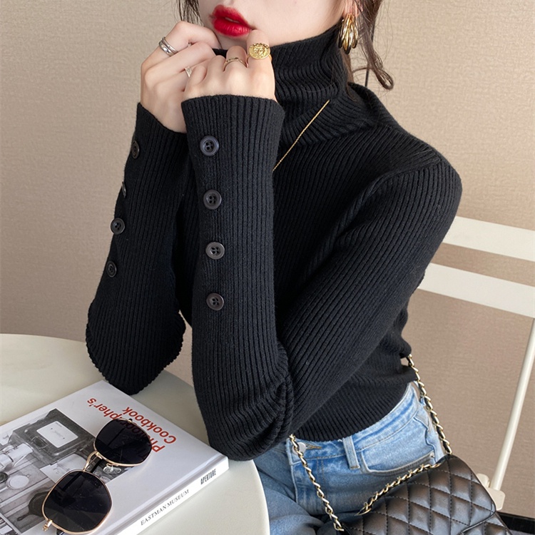 NRVP Áo Sweater Dài Tay Thiết Kế Đơn Giản Thời Trang Theo Phong Cách Hàn Quốc Cho Nữ