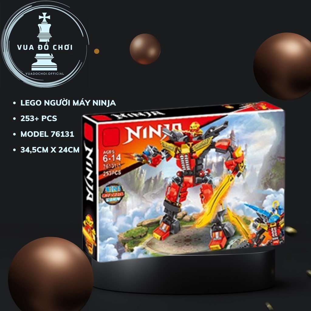 Đồ chơi lắp ráp Ninjago quái xế 234 PCS . Xếp hình mô hình người máy Ninjago, xe đua ninjago. xếp hình chiến giáp sắt.