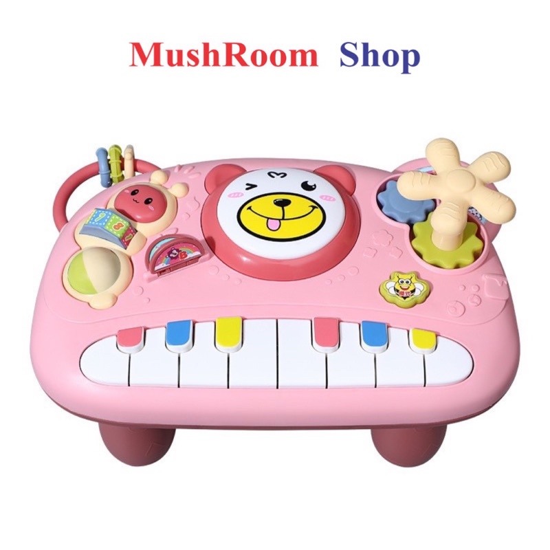 Đồ Chơi Đàn Piano Hình Nấm Màu Sắc Dễ Thương Dành Cho Bé