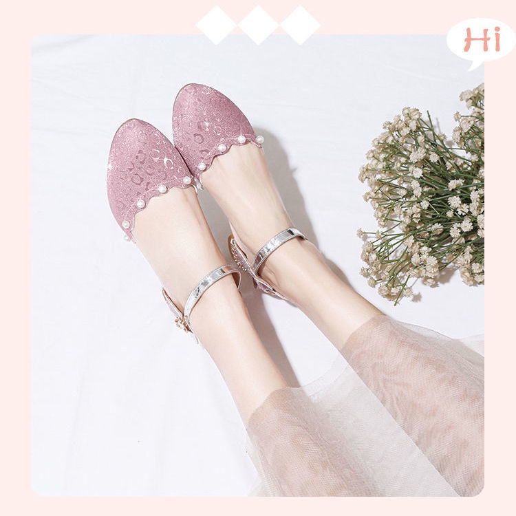 Giày Cao Gót Công Chúa Thời Trang Mùa Hè Mới 2022 Dành Cho Bé Gái