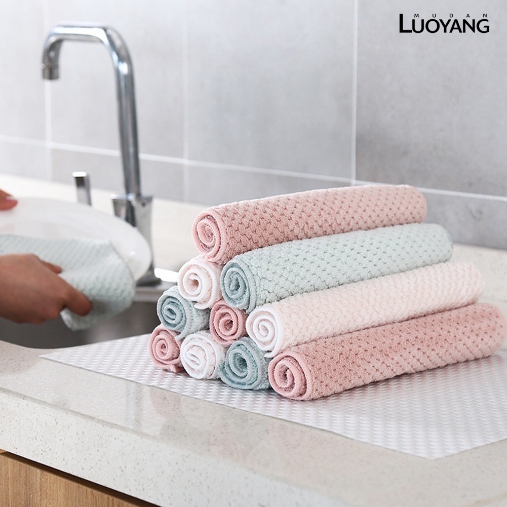 Khăn Lau Chén Dĩa Thấm Hút Tốt Tiện Dụng Cho Nhà Hàng / Quán Bar