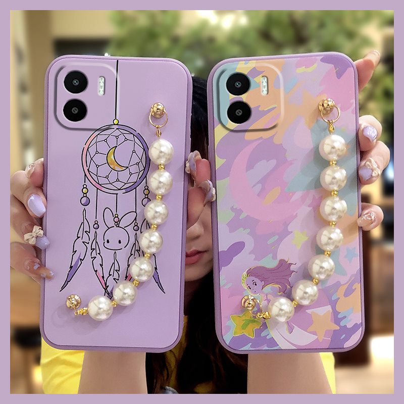 Cute Anti-fall Phone Case For Xiaomi Redmi A1 4G/A2 4G
 phone case Back Cover Liquid silicone shell soft shell Camera all inclusive