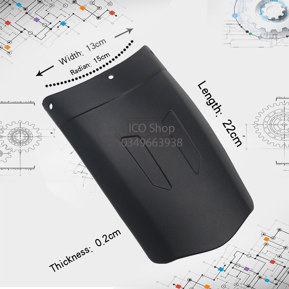 Dè chắn bùn trước MSX, MT-03