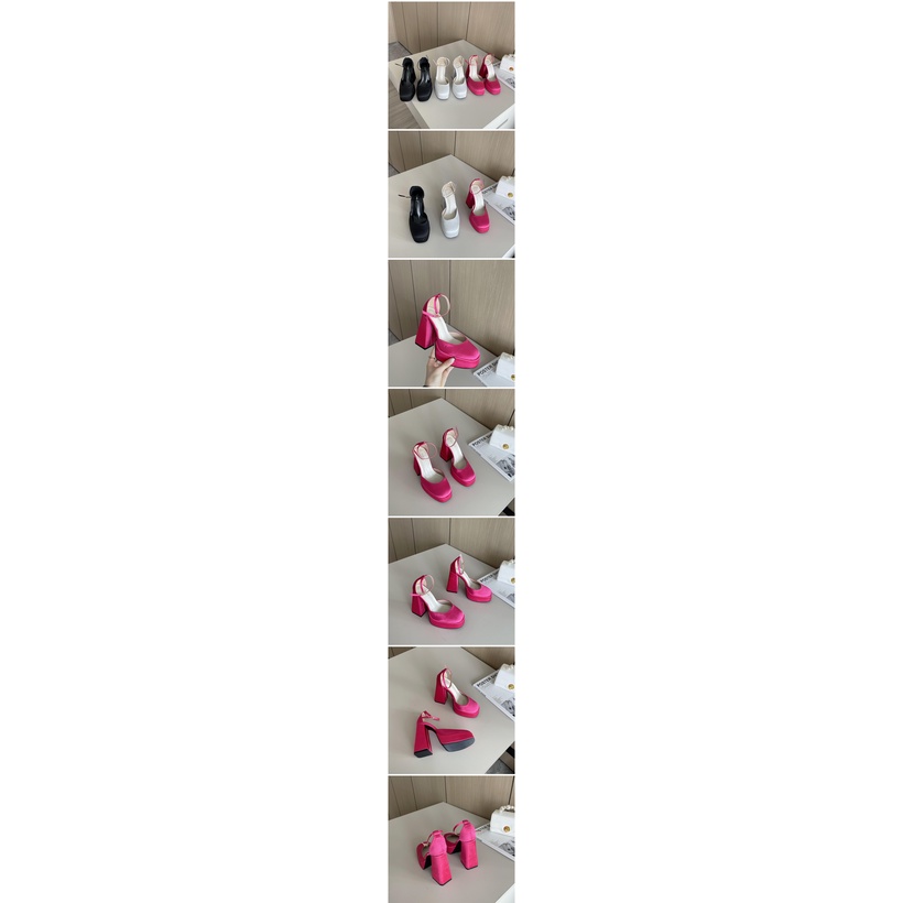 Giày Cao Gót 5.11 Inch Bằng Da Satin Mềm Mại Thời Trang Cho Nữ