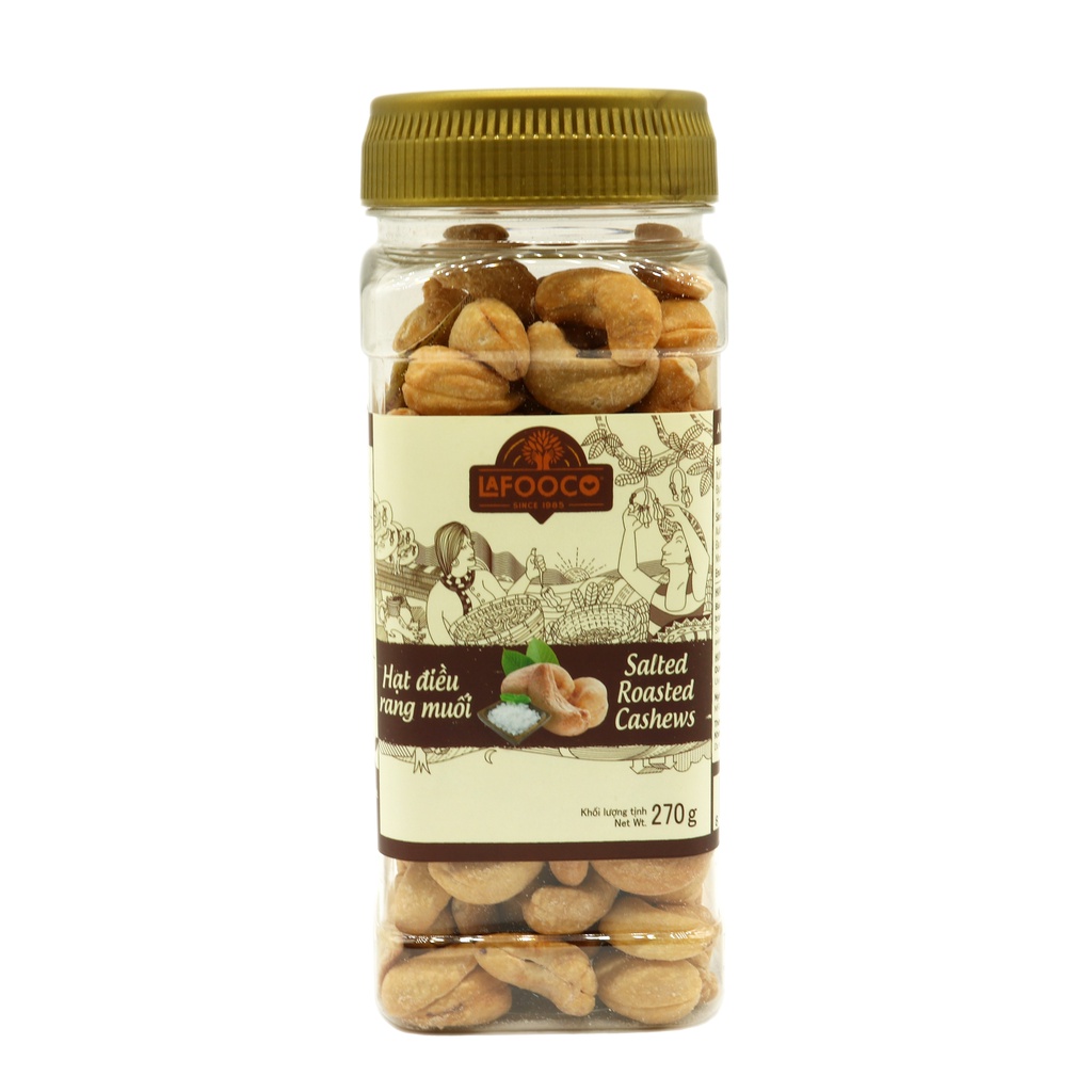 Hạt Điều Rang Muối 270g LAFOOCO salted roasted cashew nuts