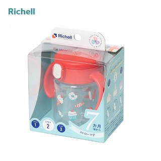 Cốc ống hút Richell T.L.I 200ml