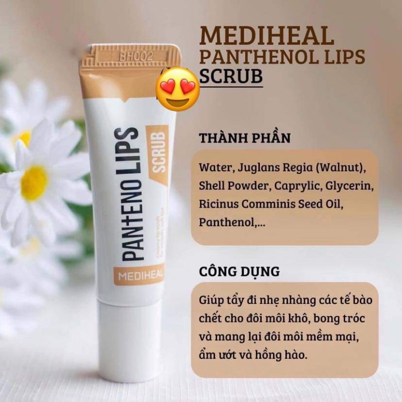 Tẩy da chết môi Labocare Mediheal