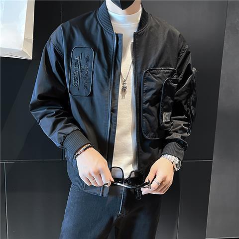 Áo Khoác Bóng Chày Cao Cấp Phong Cách Đường Phố Ruffian Thời Trang Mùa Thu Cho Nam Gre