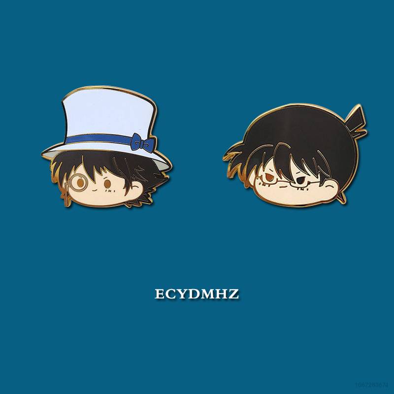 Huy Hiệu Cài Áo Hình Thám Tử Conan Dễ Thương