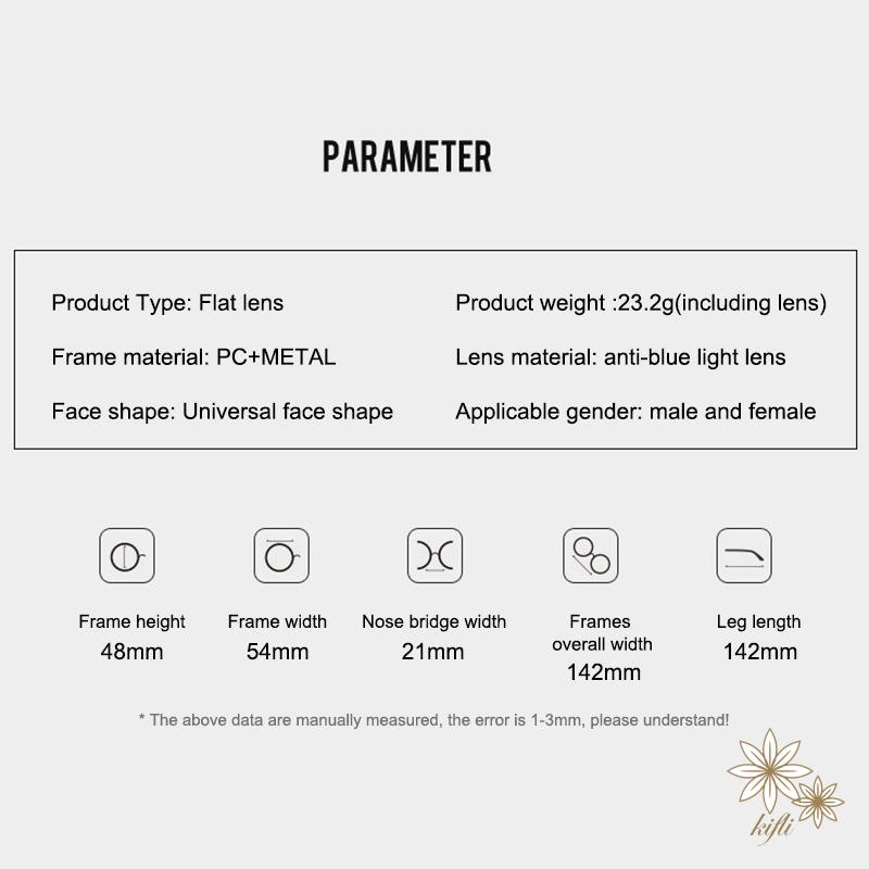 Kính mát giả cận nam nữ form nửa gọng clubmaster chống tia uv ánh sáng xanh bảo vệ mắt