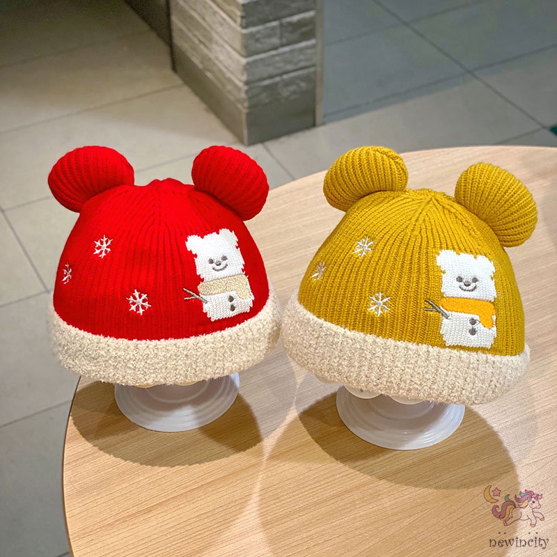 Mũ Dệt Kim Bảo Vệ Tai Phong Cách Hàn Quốc Dành Cho Bé Trai Và Bé Gái