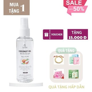 Dầu dừa nguyên chất ép lạnh dưỡng tóc nấu ăn dưỡng da 100ml