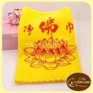 Khăn lau bàn thờ Hoa Sen (lau tượng,Phật...)