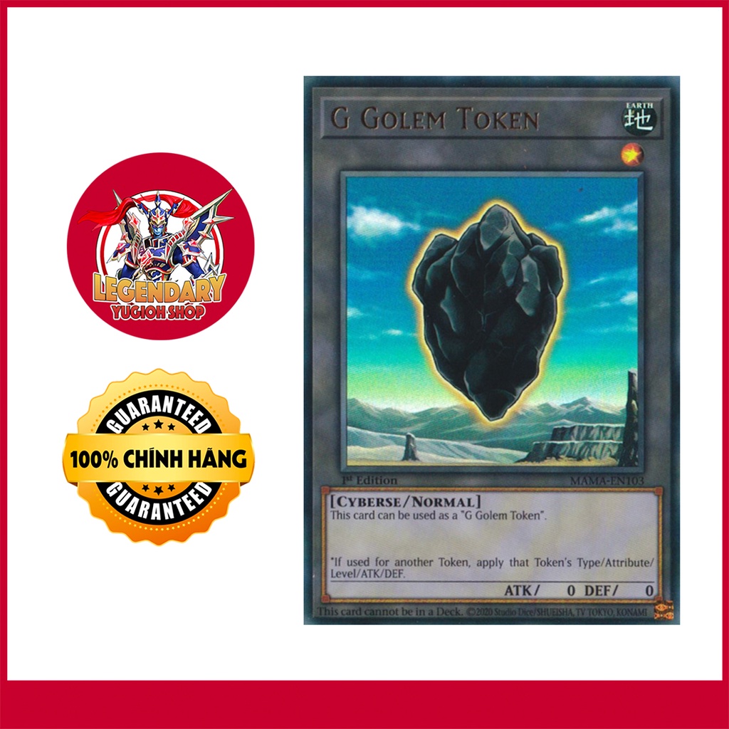 [Thẻ Bài Yugioh Chính Hãng] G Golem Token