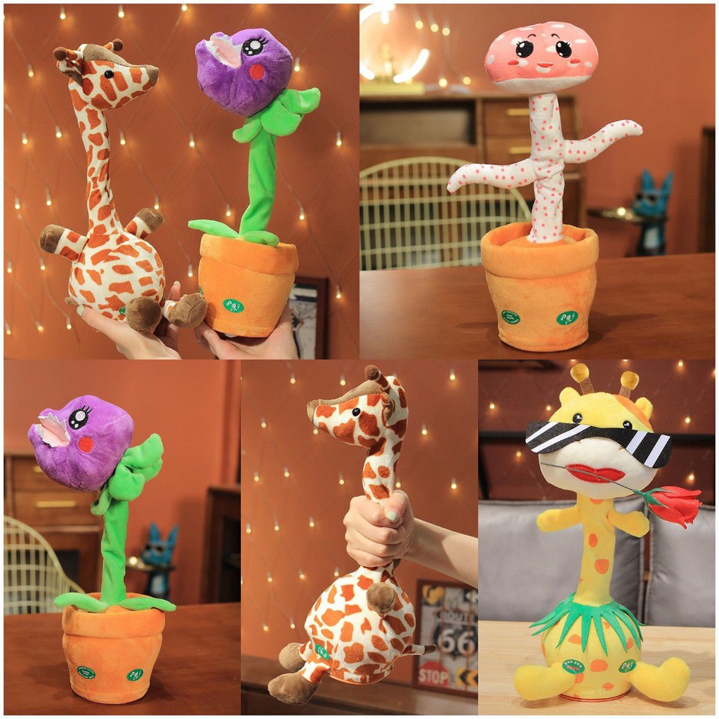 Lạc đà Alpaca - Cây Xương Rồng Nhảy Múa Hát Tiếng Việt Phiên bản lạc đà alpaca - đồ chơi nhồi bông biết nói decor