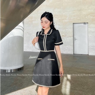 KOOKY HOUSE - ĐẦM TAYLOR DRESS - Đầm thiết kế phối ren cao cấp sang trọng
