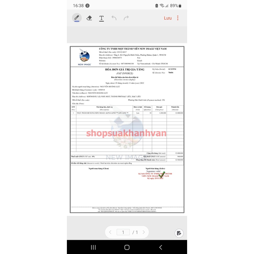 Sữa Alpha Lipid 450g Kèm Ly Lắc