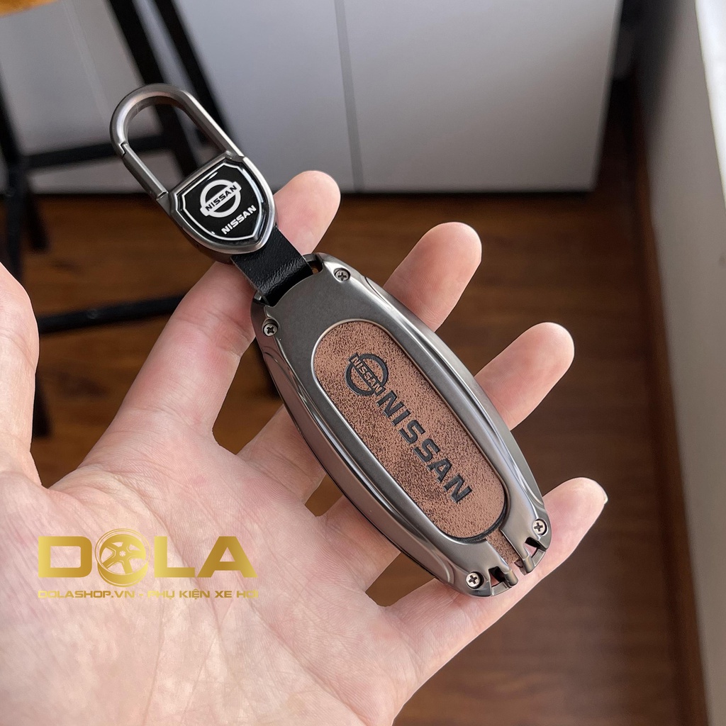 Vỏ ốp khoá xe ô tô - Bọc chìa smartkey xe Nissan Sunny, Navara, Nisan Teana Xtrail