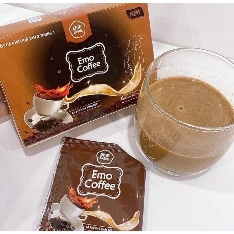 EMOSLIM-Nước giảm cân vị trái cây (COMBO 5 HỘP CAFE ☕️+🎁)