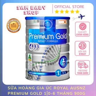 Sữa Bột Hoàng Gia Úc Premium Gold Số 1 Bổ Sung Vitamin, Khoáng Chất Cho Trẻ ROYAL AUSNZ (400g-900g)