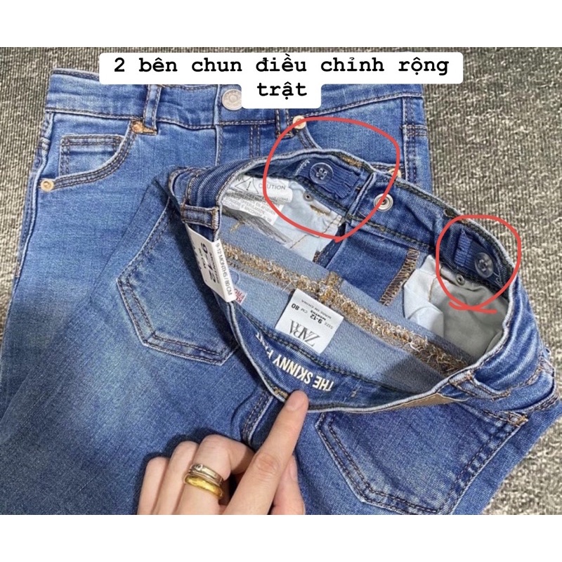 Quần jeans skinny zara cho bé