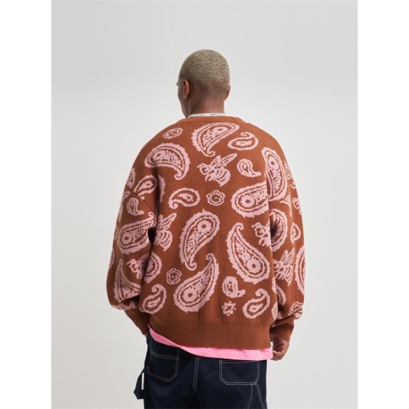 VOTE21FW CARDIGAN - Áo Khoác Len Hoạ Tiết Trendy Unisex