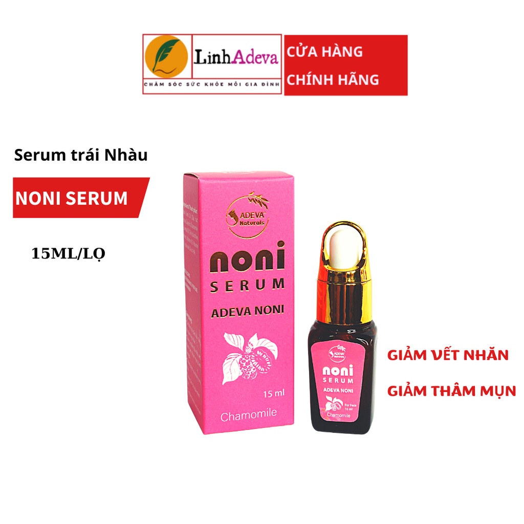 Serum Dưỡng Da Trái Nhàu ADEVA NONI SERUM Dưỡng Ẩm Cho Da Mềm Mịn, Chống Viêm Và Làm Chậm Quá Trình Lão Hóa 15ML