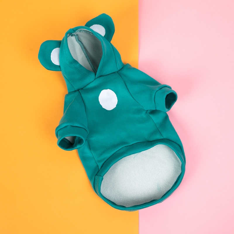 Áo Sweater Chui Đầu Có Mũ Trùm Tai Dễ Thương Cho Thú Cưng