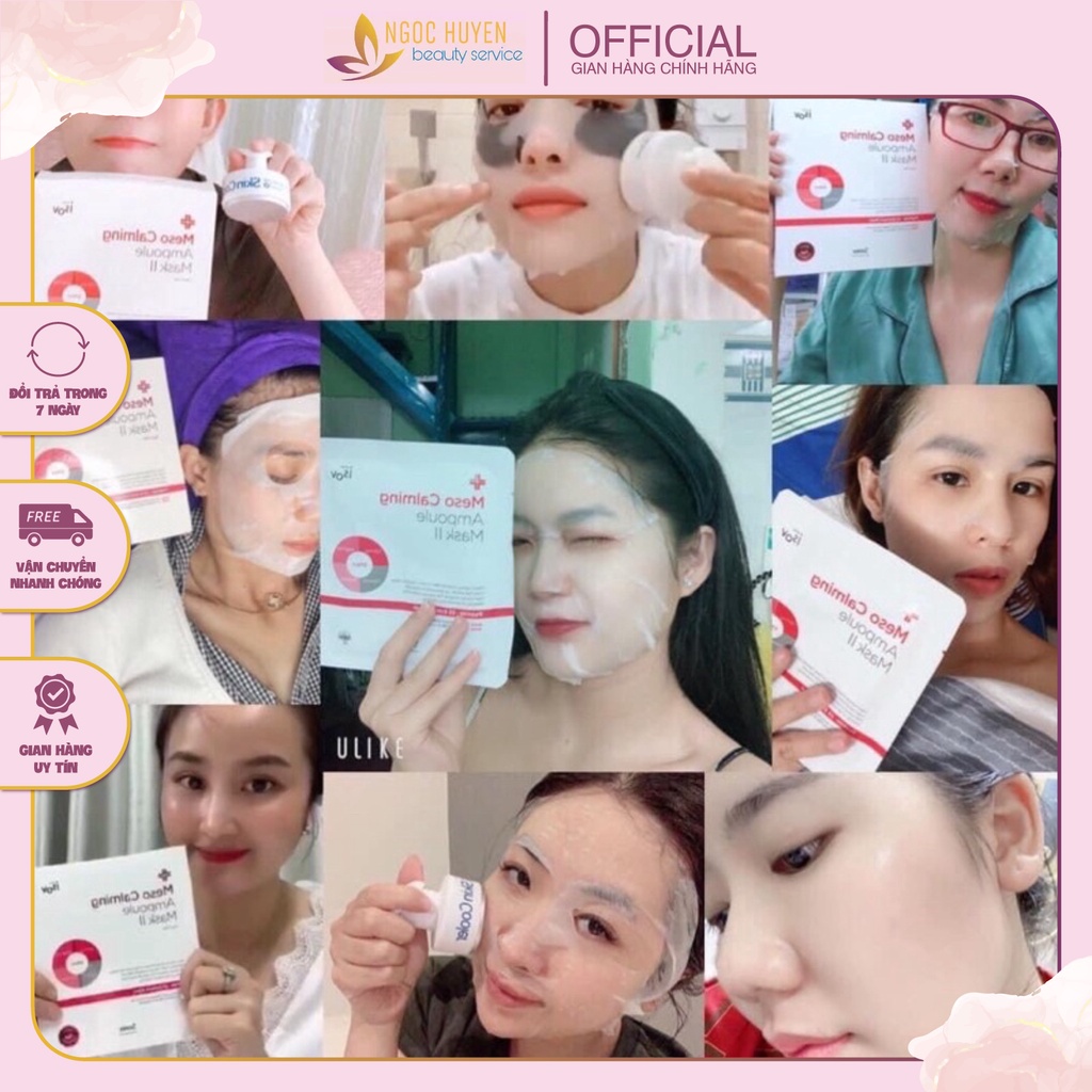⚡ Mặt Nạ MESO CALMING AMPOULE MASK, Tăng Độ Đàn Hồi, Trắng Sáng Da