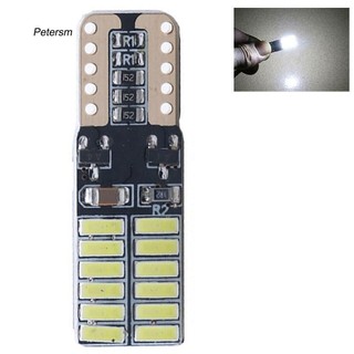 Bóng led t10 w5w 24 mắt, chip 4014 gắn biển số, đèn nội thất ô tô, xe máy