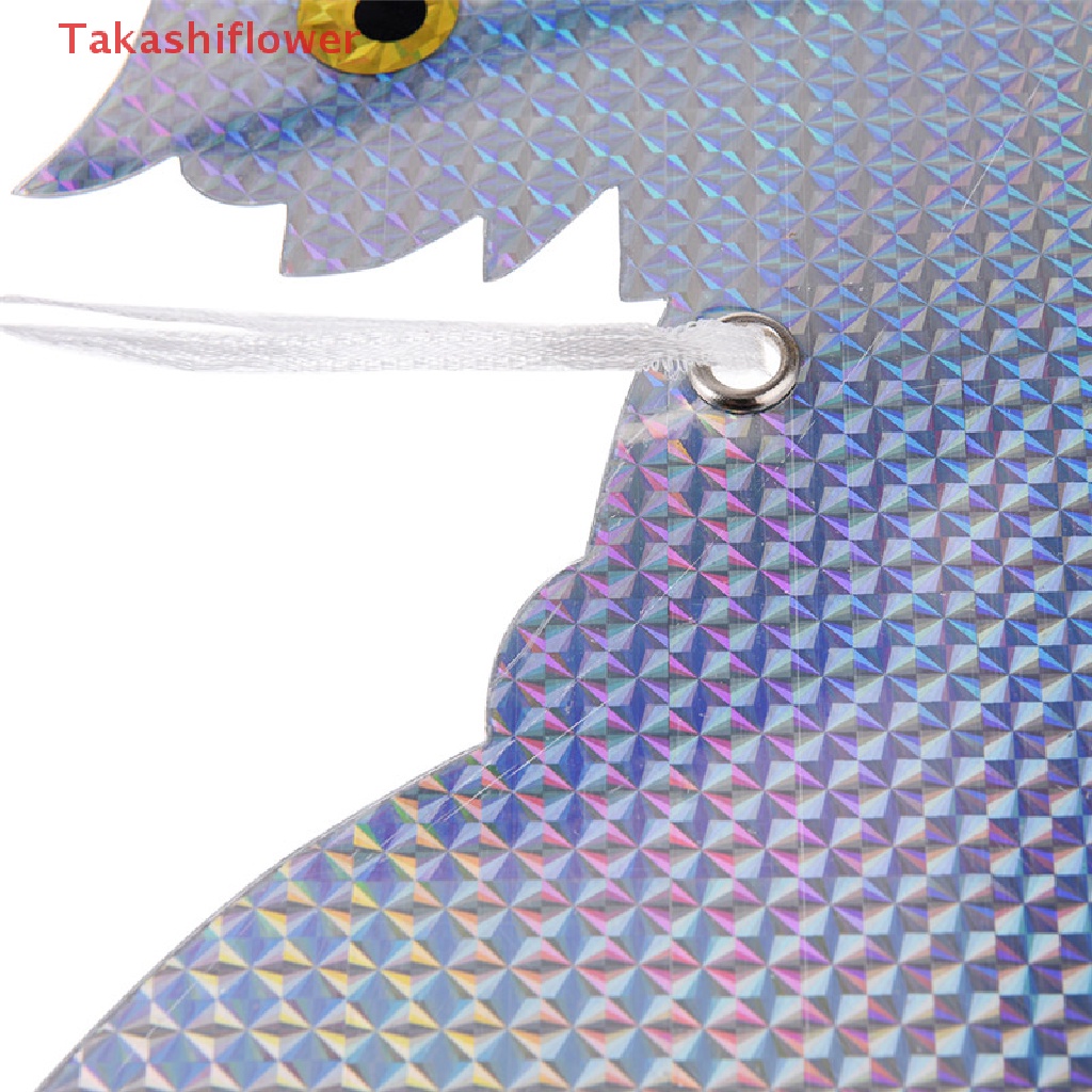 1 Con Cú Giả Phản Quang Đuổi Chim Kèm Chuông Treo Trang Trí