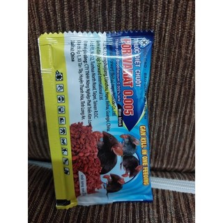 Gạo diệt chuột 25gr forwarat.0,005