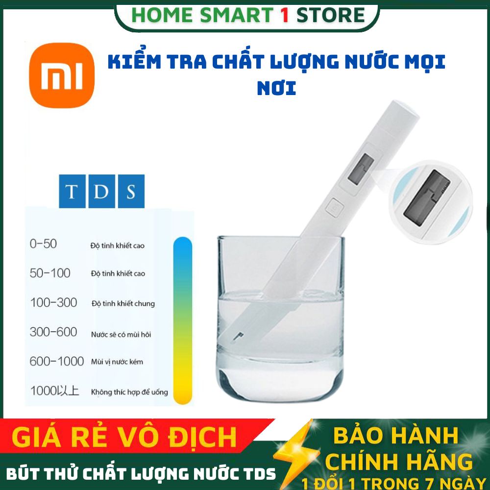 Bút thử nước TDS Xiaomi chính hãng , new date, kiểm tra độ sạch của nước , nồng độ dung dịch rau thủy canh , kimlong
