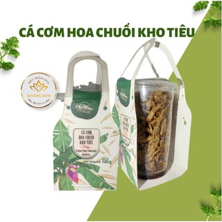 Cá cơm hoa chuối kho tiêu chay, thực phẩm chay