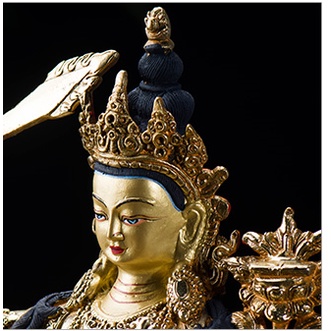 Tôn tượng Văn Thù Sư Lợi Bồ Tát 21cm - Pháp khí Mật tông - Phật giáo Tây Tạng