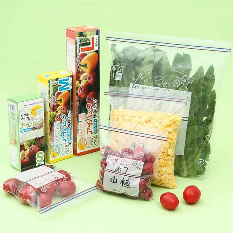Hộp túi zíp zip đựng thực phẩm tái sử dụng nhiều lần trong tủ lạnh 88338