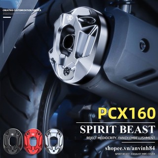 Ốp đuôi pô spirit beast l10 cho pcx 160/ vario 160