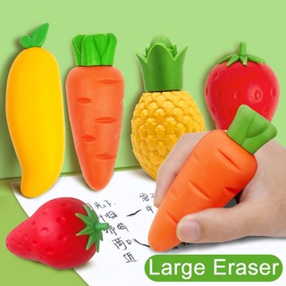 Gôm tẩy hình trái xoài / cà rốt / trái cây dễ thương