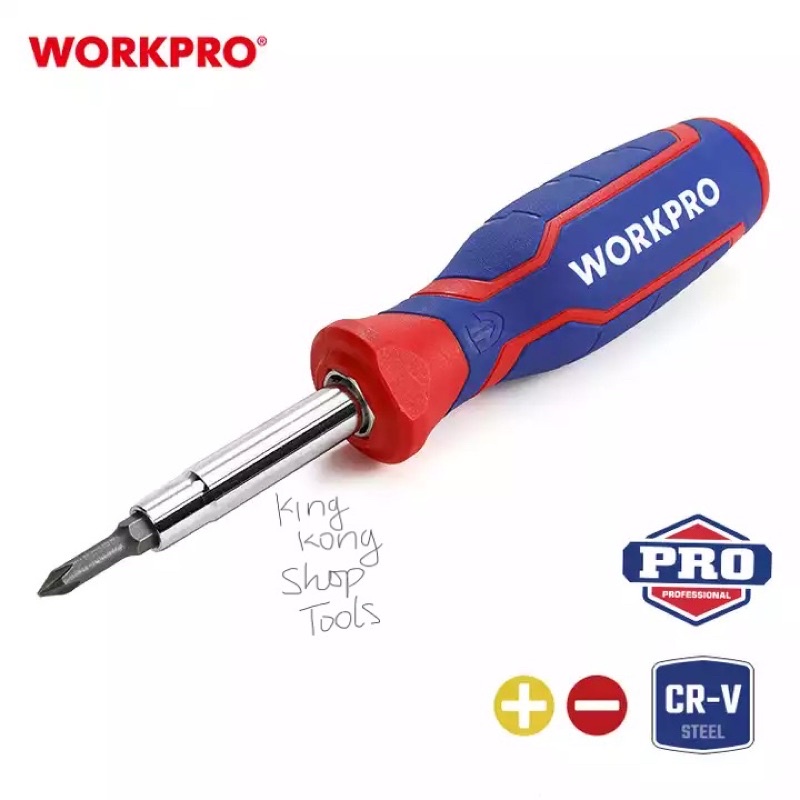 Tua vít 6 đầu thay đổi được WORKPRO WP221046