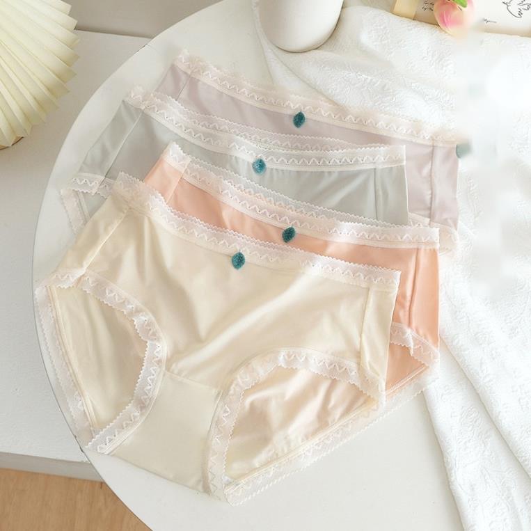 Quần Lót Nữ Su Ren Softie Đính Lá Sexy Gợi Cảm Tạo Đường Cong Quyến Rũ 2384