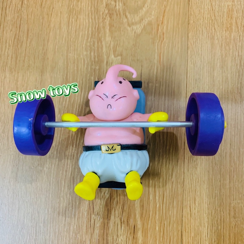 Mô hình Dragon ball - Mô hình Majin Buu béo tập gym tập tạ MajinBuu - Ma bư mập Ma bư béo - Full box - Cao 9~11